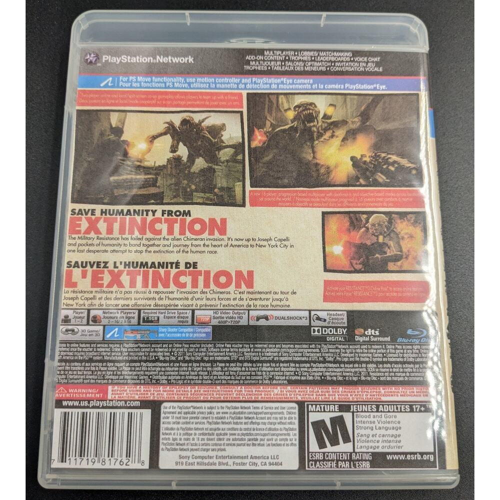 Resistance 3 - Tested/Working - Picture 2 of 3
